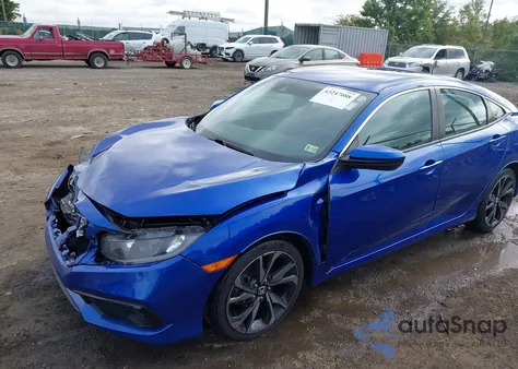 2020 Honda Civic Sport from USA, damaged, VIN 2HGFC2F8XLH584564